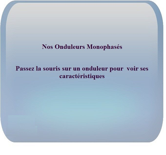 onduleur monophasé